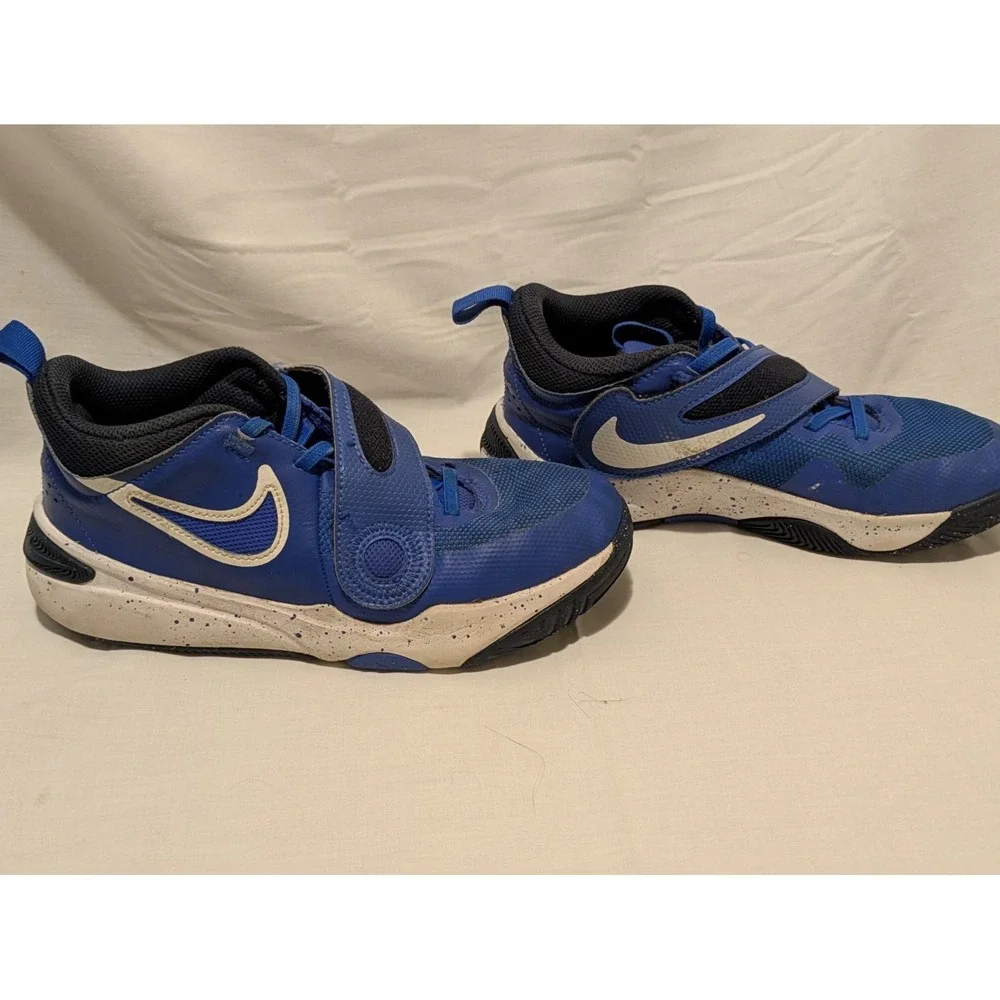 Nike Team Hustle D 11 (PS) Hyper Royal/White Boy's Sneakers-Size 3, # DV8994-400
